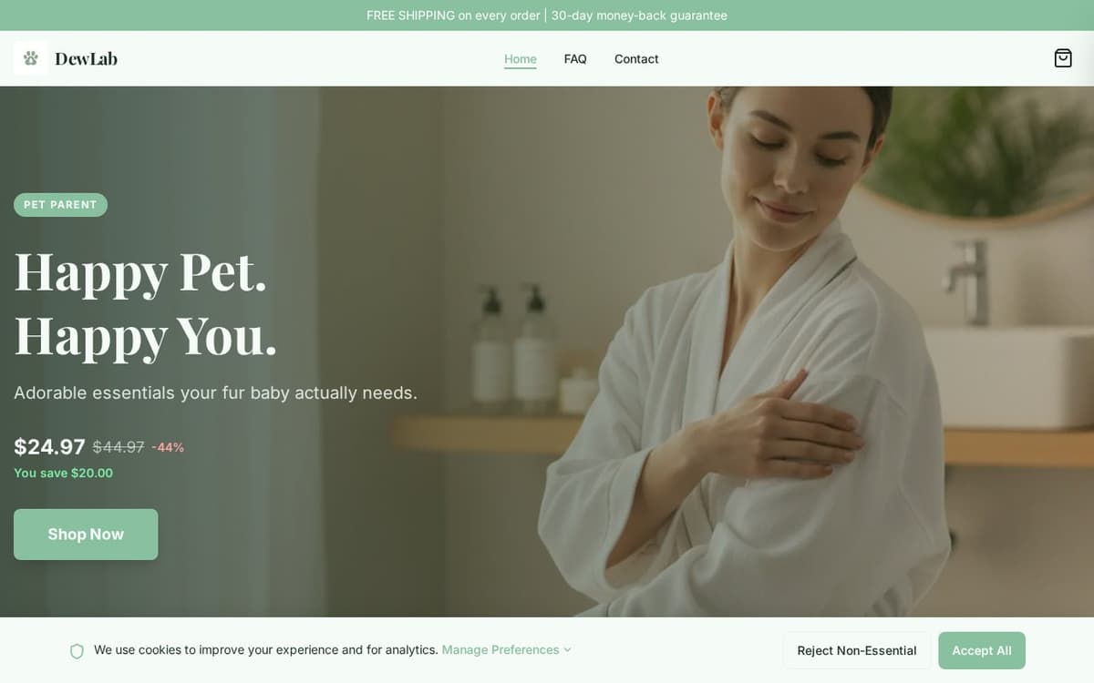 DewLab store screenshot