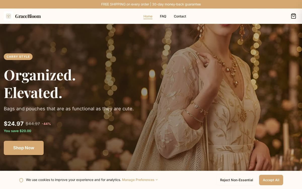 GraceBloom store screenshot