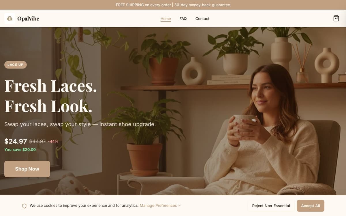 OpalVibe store screenshot